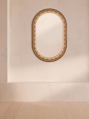 Marella Wall Mirror - Burl & Walnut - Listing Image