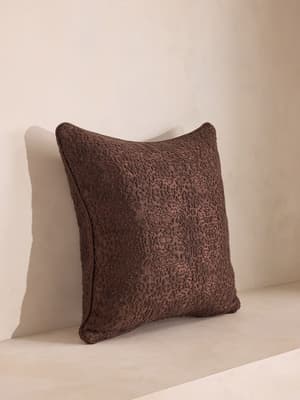 Penelope Square Cushion - Bordeaux - Hover Image
