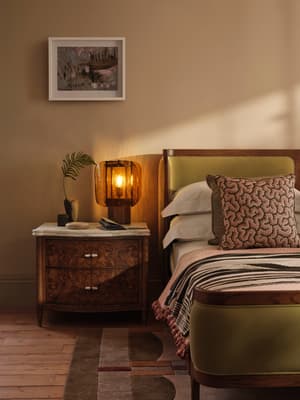 Belsa Bed - Queen - Velvet - Lichen - US - Listing Image