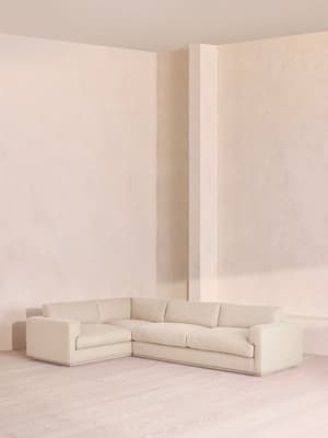 Mossley Left L-Shape Sofa - Linen - Bisque - Listing Image
