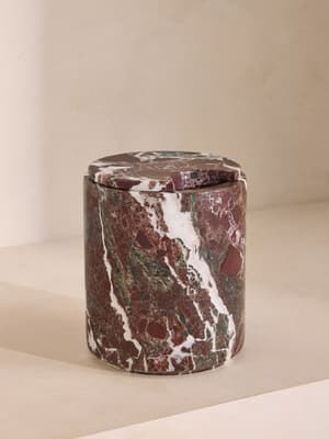 Pavel Ice Bucket - Rosso Levanto Marble - Listing Image