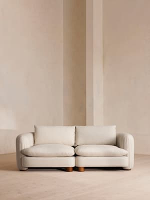 Vivienne Deeper Sit Modular Sofa - Three Seater - Linen - Bisque - Listing Image