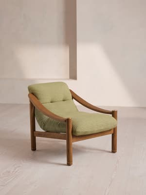 Karine Armchair - Textured Weave - Seafoam - US - Listing Image