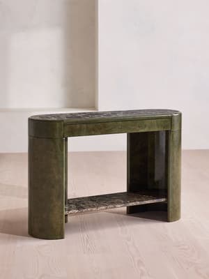 Siya Console - Dark Emperador Marble - Listing Image
