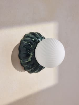 Floria Wall Light - Guatemala Marble - Green - IP44 - UK - Listing Image