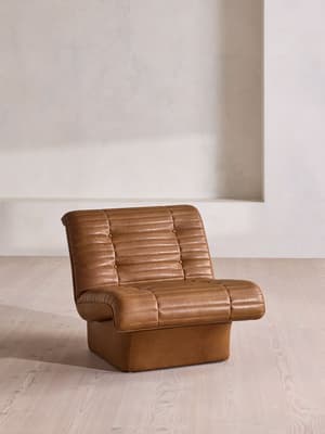 Ewan Armchair - Leather - Chestnut - UK - Listing Image