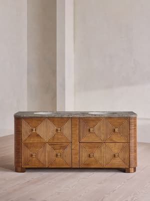 Kingsley Double Vanity Unit - Grey Emperador - Listing Image