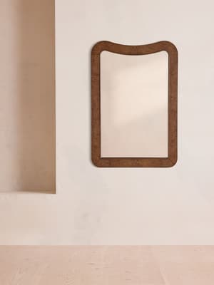 Matilda Wall Mirror - Oak Burl - Hover Image