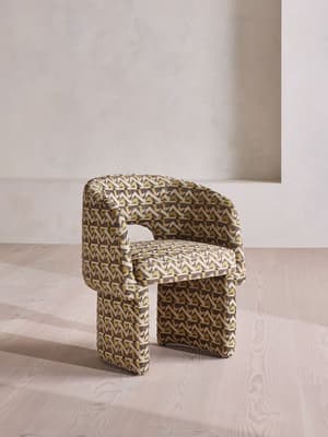 Morrell Dining Chair - Fulton Jacquard - Sage - US - Hover Image