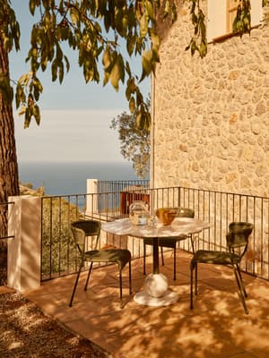 Vito Outdoor Dining Table - Carrara Marble - Listing Image