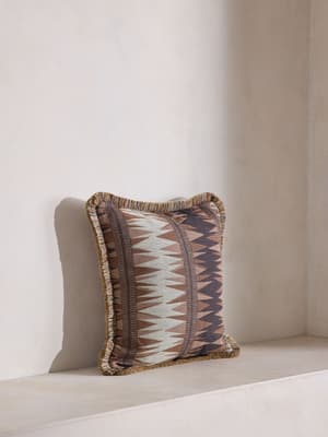 Irving Square Cushion - Rust - Hover Image