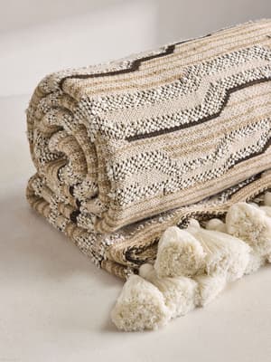 Cloud Knitted Throw - Hover Image