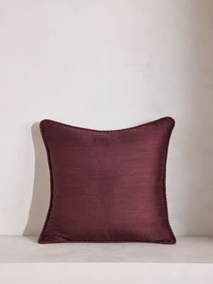 Florence Square Cushion - Bordeaux - Hover Image
