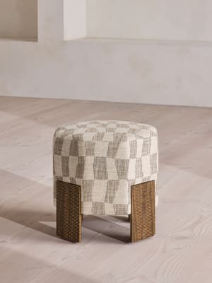 Alvin Footstool - Kimber Jacquard - UK - Listing Image