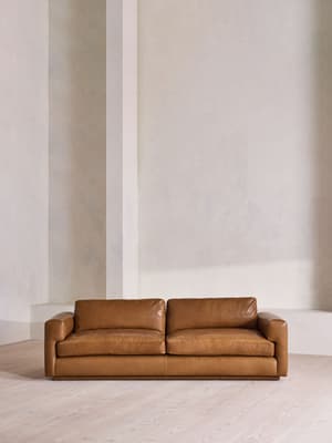 Mossley Three Seater Sofa - Leather - Chestnut - US - Listing Image