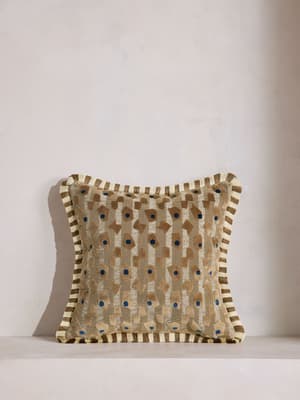 Jeremiah Square Cushion - Caramel - Hover Image