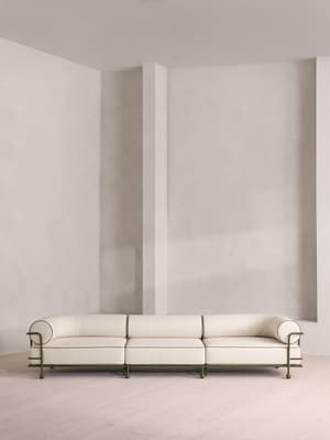 Gaspard Outdoor Sofa - Four Seater - Off White - UK - Hover Image