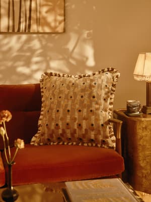 Jeremiah Square Cushion - Caramel - Listing Image