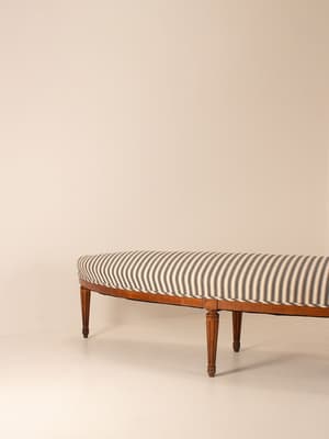 Vintage Hall Bench - Striped - England - Hover Image