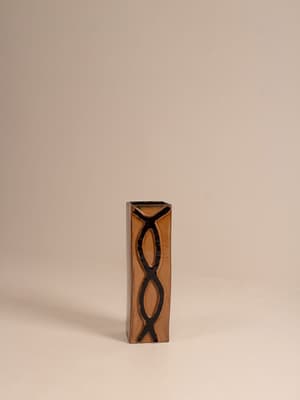 Vintage Mid Century Vase - Glazed Glass - Belgium - Listing Image