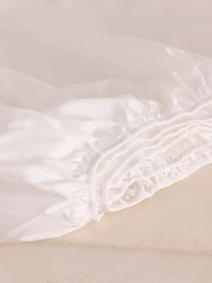 House Fitted Sheet White - Super King - Hover Image