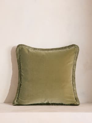Margeaux Square Cushion - Lichen - Listing Image