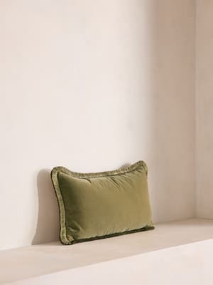Margeaux Oblong Cushion - Lichen - Hover Image