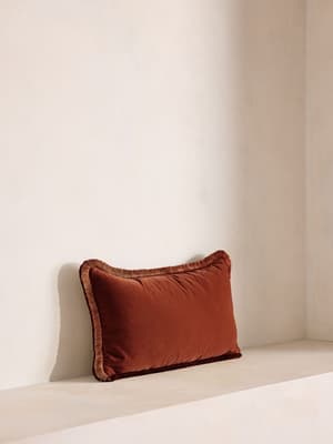 Margeaux Oblong Cushion - Rust - Hover Image