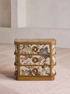 Cora Bedside Table - Skylar Print - Listing Image