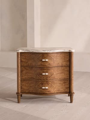 Valerie Three Drawer Dresser - Arabescato Corchia Marble - Listing Image