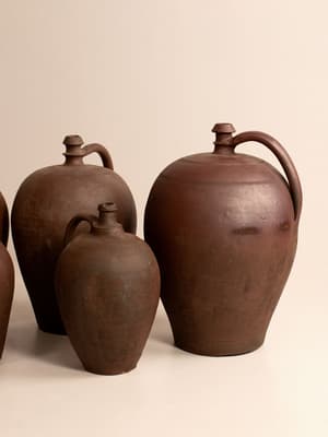 Vintage Cognac Bottles - France - Set of Five - Hover Image
