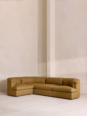 Oona Modular Sofa - L-Shape Sofa - Linen - Ochre - UK - Listing Image