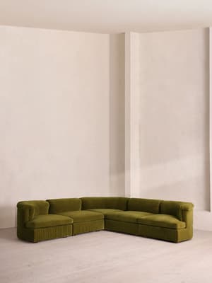 Oona Modular Sofa - Corner Sofa - Velvet Olive UK - Listing Image