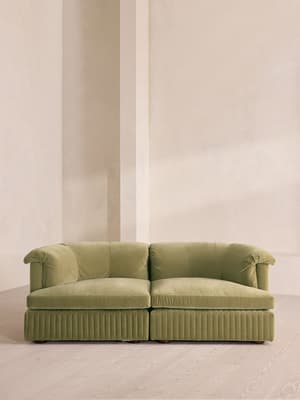 Oona Sectional Sofa - Three Seater - Velvet Lichen - US - Listing Image