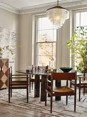 Ilario Dining Table - Dark Emperador Marble - Hover Image