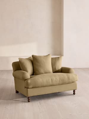Audrey Loveseat - Linen - Wheat - Listing Image