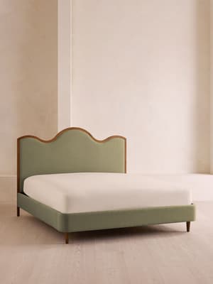 Aubrey Bed - King - Linen - Sage - US - Hover Image