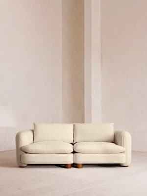 Vivienne Deeper Sit Modular Sofa - Three Seater - Linen - Bisque - Listing Image