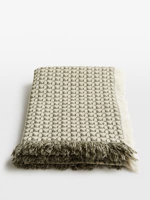 Phoebe Throw - Sage - 210 x 275cm - Hover Image