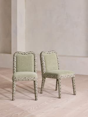 Pair of Keira Dining Chair - Murphy Jacquard - UK - Listing Image