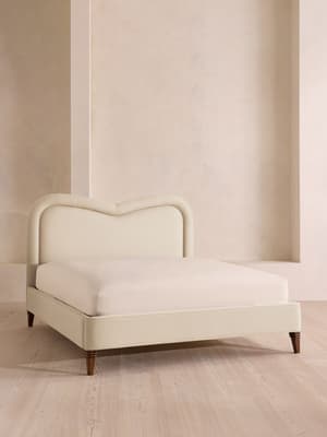 Keira Bed - Queen - Linen - Bisque - US - Listing Image