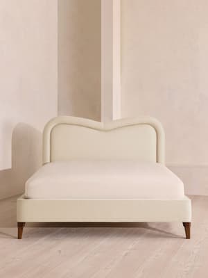 Keira Bed - Queen - Linen - Bisque - US - Hover Image