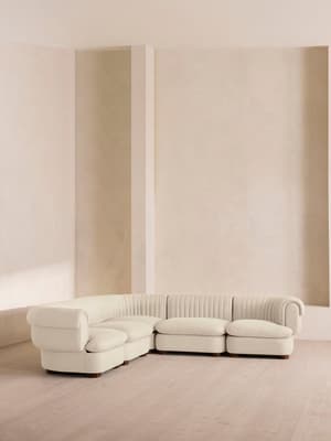 Rava Modular Sofa - Corner Sofa - Linen - Bisque - Hover Image