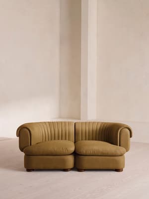Rava Modular Sofa - Three Seater - Linen - Ochre - Listing Image