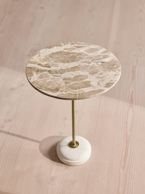 Fleet Side Table - Medium - Kapri Marble - Hover Image