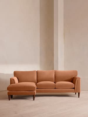 Reya Chaise-end Sofa - Velvet - Antique Rose - Listing Image