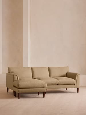 Reya Chaise-end Sofa - Linen - Wheat - Hover Image