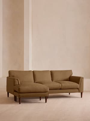 Reya Chaise-end Sofa - Linen - Ochre - US - Hover Image
