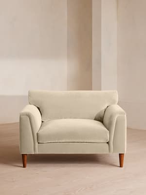 Reya Loveseat - Velvet - Porcelain - US - Hover Image