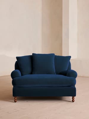 Audrey Loveseat - Velvet - Royal Blue - Listing Image